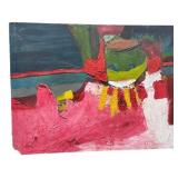 Abstract Impasto Painting on Board 36x28"
