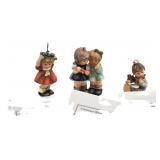 Studio Hummel Christmas Ornaments Set of 3