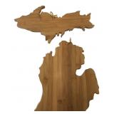 Totally Bamboo Michigan Shaped Cutting Board Set