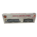 Bachmann HO Scale CSX Loco & Caboose Combo