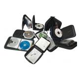 Nine CD Holders with Assorted CDs & DVDs