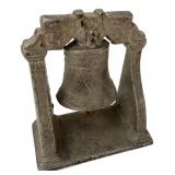 Cast Metal Liberty Bell Replica 4.75" H