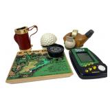 Mixed Lot of Golf Themed Collectibles & Games