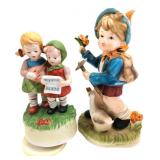Hummel-Style Musical Figurines