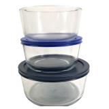 Pyrex & Anchor Hocking Glass Storage Bowls