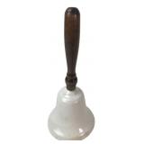 Ceramic Hand Bell with Wooden Handle