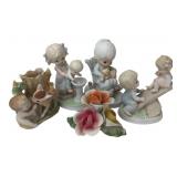 Lot of 5 Homco Porcelain Figurines