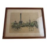 Marjorie C. Bates Trafalgar Square Print