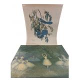 Audubon Florida Jay & Urquhart Ballet Prints
