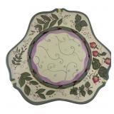 Decorative Ceramic Strawberry Serving Platter