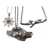 J.B. Fisher Spain Face Pendant & Mixed Necklaces