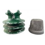 Porcelain Products PP115 Insulator & Dome Cap