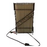 Wicker and Fiberglass Table Lamp