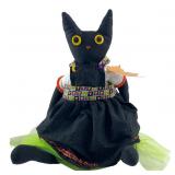 Autumn Rain Studio Suzie Halloween Cat Doll