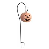 Set of 8 Terracotta Pumpkin Luminaires & Stakes