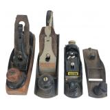 Stanley & Assorted Hand Planes Lot of 4