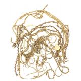U.S. Gold Chain Assorted Necklaces Lot