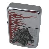 STAR-I Motocross Flame Chrome Lighter