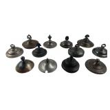 13 Assorted Metal Replacement Lids