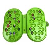 Mighty Beanz Collector Case & 15 Beanz