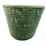 VTG JB Signed Handmade Drip Pottery Vase