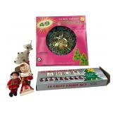 Lewis Brand Vintage Christmas Decor Lot
