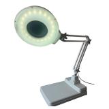 Illuminated Articulating Magnifying Desk Lamp