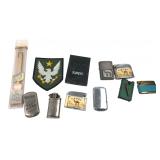 Mixed Lot of Lighters, Patch & Speidel Band
