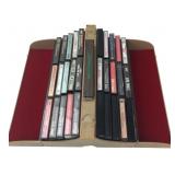 Mixed Lot 30 Cassette Tapes Mostly Elvis & Case