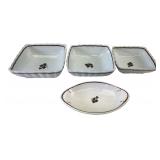 Meakin & Shaw Tea Leaf Ironstone Dishes