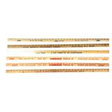Lennox & Assorted Promotional Wood Yardsticks