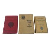 1901 Lot of 3 German Language Books