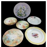 Haviland, KPM & RS Germany Hand-Painted Plates