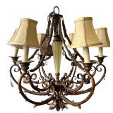 Weiss Industries 6-Arm Ornate Chandelier
