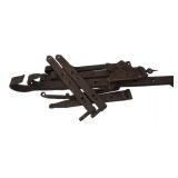 Assorted Iron Strap Hinges & Hardware Lot