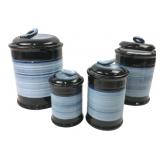 NIB Nihow Set of 4 Ceramic Canisters