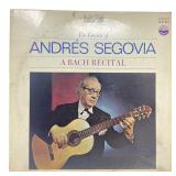 Andrï¿½s Segovia - A Bach Recital - LP - VG+
