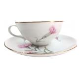 Royal Court Carnation Teacup & Saucer Set