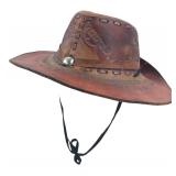 Corona Extra Embossed Leather Cowboy Hat