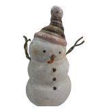 Rustic Style Snowman Figurine