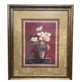 Framed Floral Still Life Print 34x40'