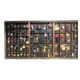 Hamilton Mfg Co Printer's Tray with Miniatures