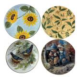 Mixed Lot of 4 Decorative Plates