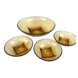 Amber MCM Bowls