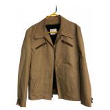London Fog Pile Lined Tan Jacket 44 Long