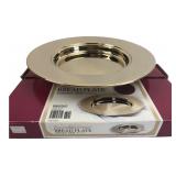 RemembranceWare Brass-Finish Bread Plate