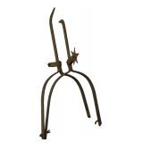Antique Iron Barn Hay Harpoon Fork