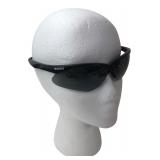 Nemesis Black Wrap-Around Sunglasses