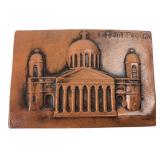 Esztergom Basilica Terracotta Plaque 4x6'