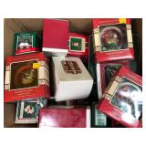 Box Lot Hallmark & Enesco Christmas Ornaments
